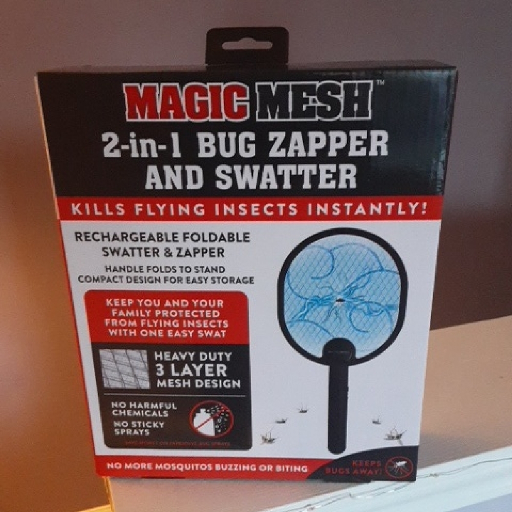 Black Bug Zapper and Swatter